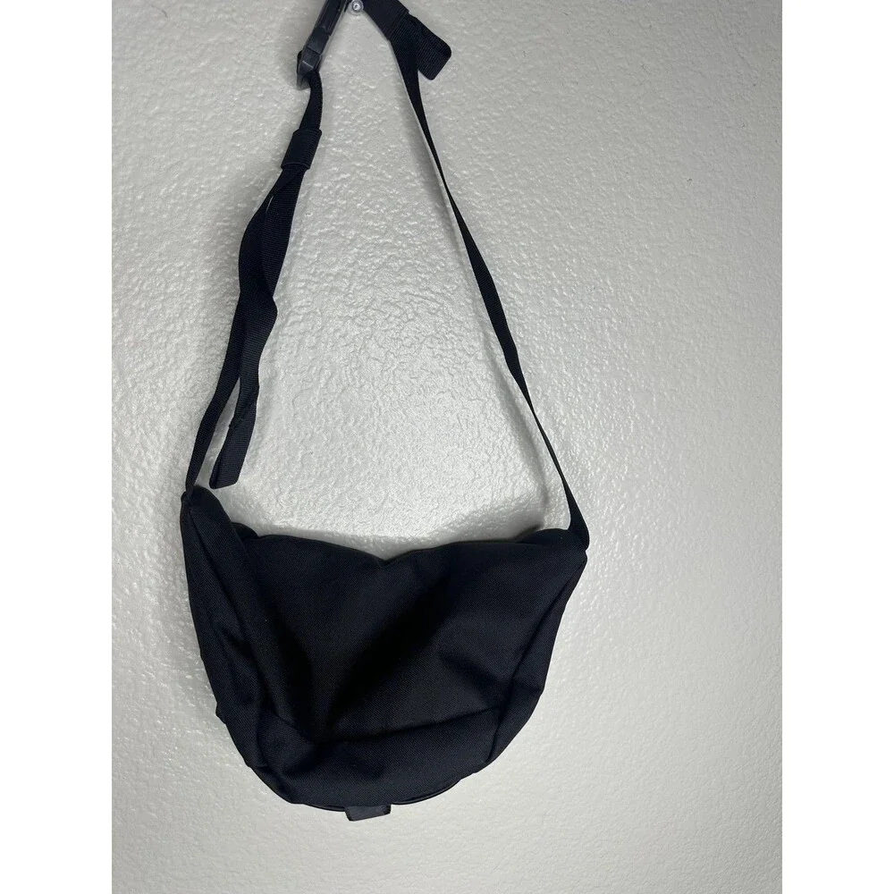 The North Face Belt Bag Mens Small Black Canvas Fanny Pack Zip Pockets Travel